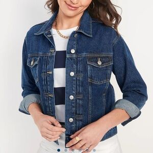 Denim Jean Jacket Girls XL (14-16) Fits Women’s XS to S